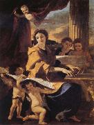 St Cecilia Nicolas Poussin